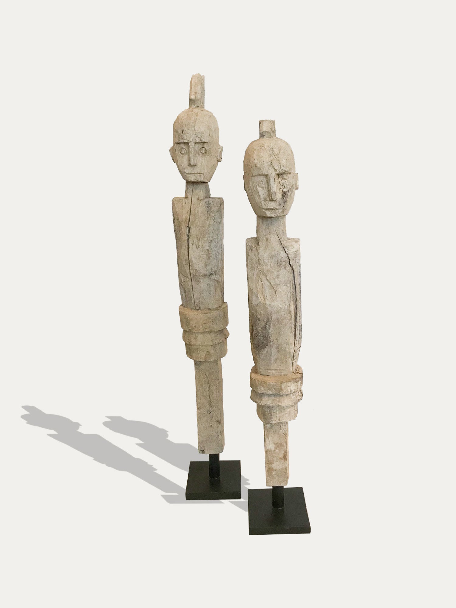 Set of 5 tribal sculptures from Kalimantan and Sumba - Asian Art from Kirschon